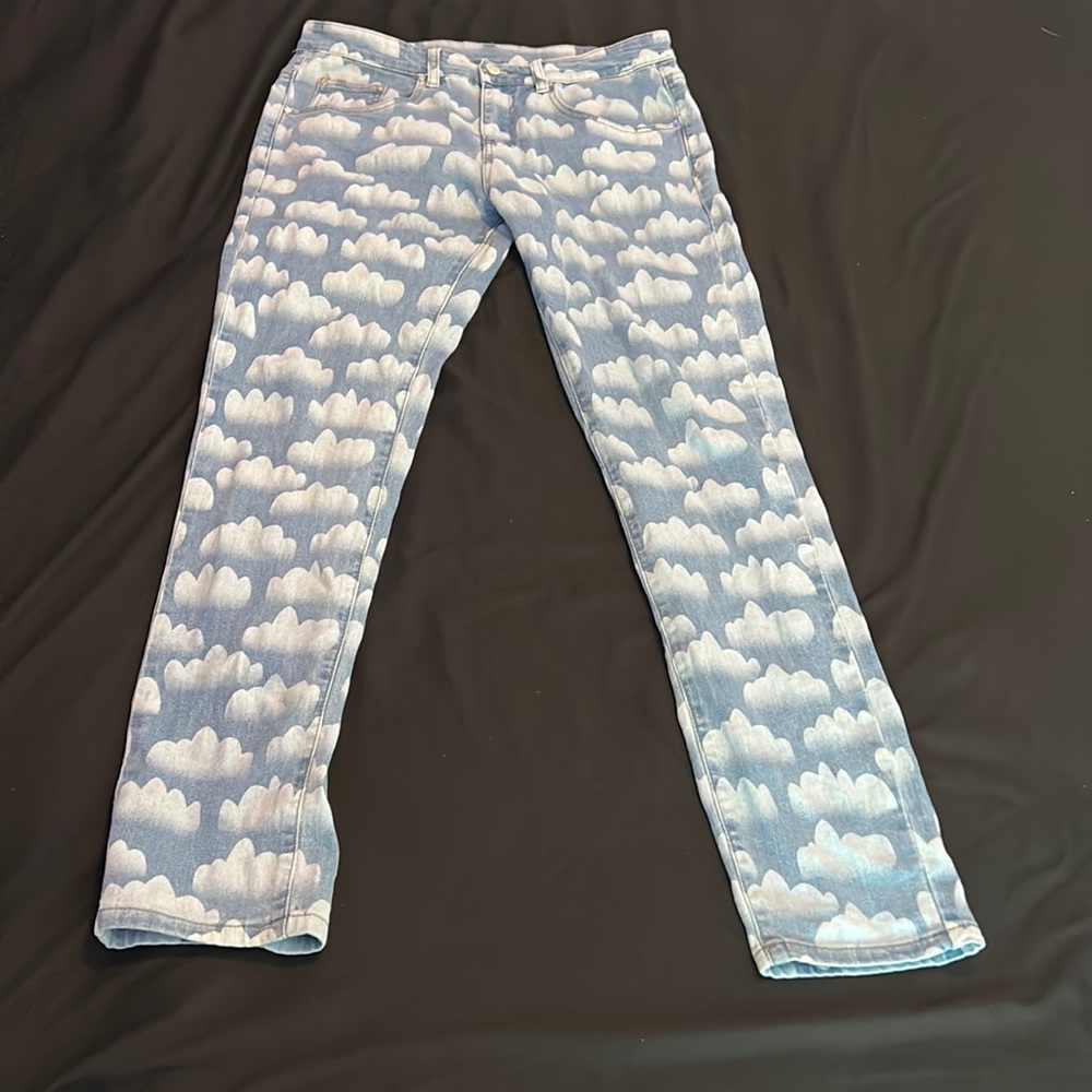 Fashionable cotton cloud pants size 32 Men